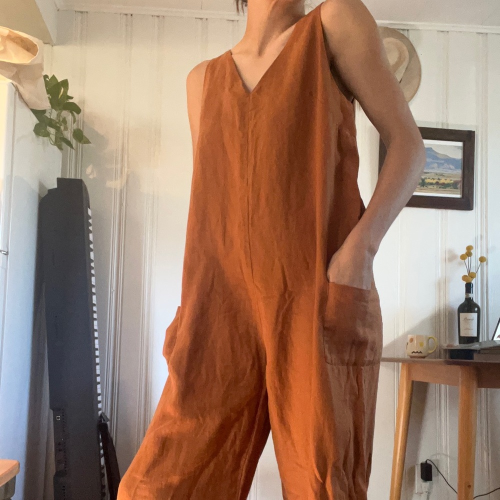 I Love Linen Loungewear Jumpsuit